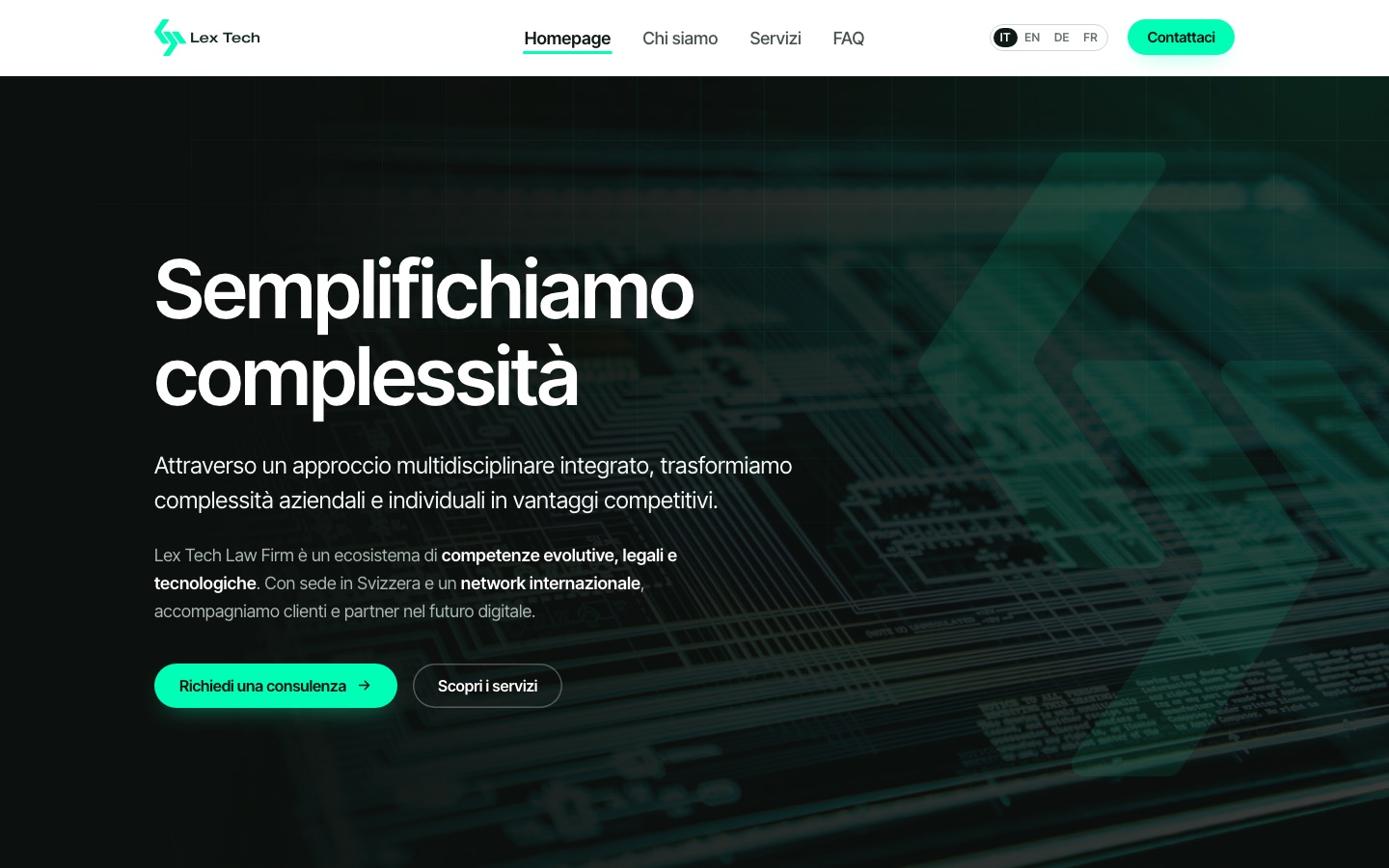 Lex Tech — progetto
